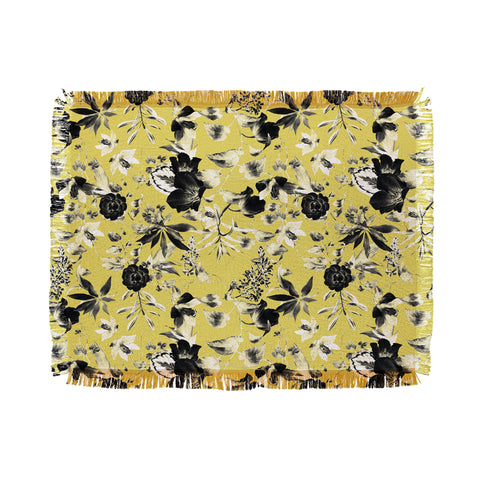 Marta Barragan Camarasa Two tone bloom Throw Blanket