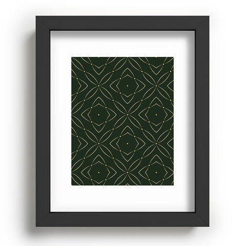 Marta Barragan Camarasa Vintage emerald pattern Recessed Framing Rectangle