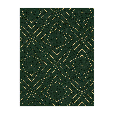 Marta Barragan Camarasa Vintage emerald pattern Puzzle