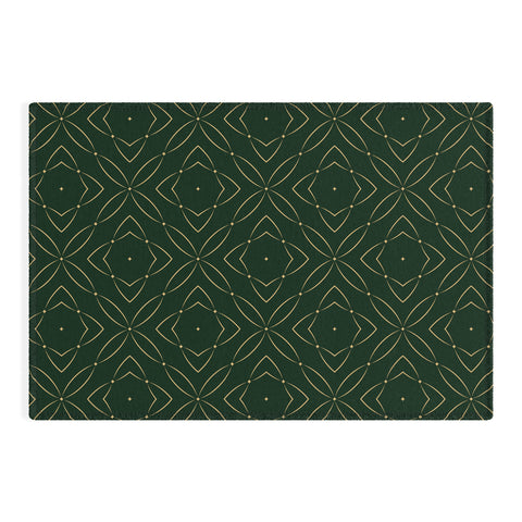 Marta Barragan Camarasa Vintage emerald pattern Outdoor Rug