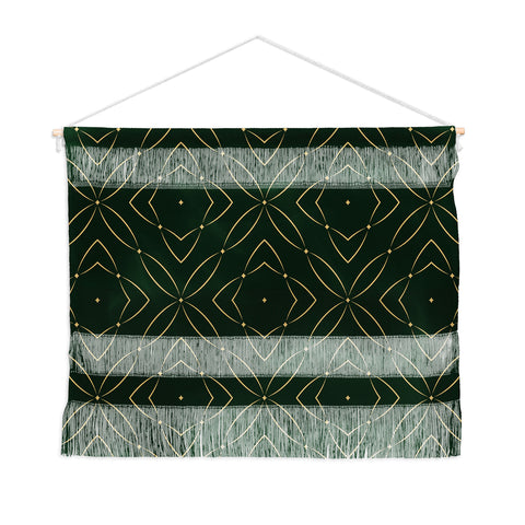 Marta Barragan Camarasa Vintage emerald pattern Wall Hanging Landscape