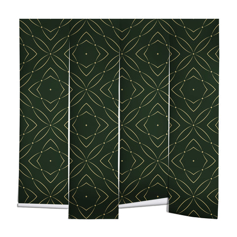 Marta Barragan Camarasa Vintage emerald pattern Wall Mural