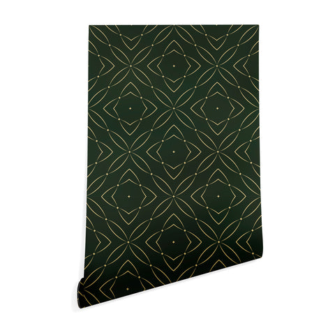 Marta Barragan Camarasa Vintage emerald pattern Wallpaper