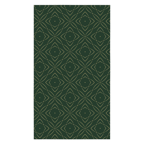 Marta Barragan Camarasa Vintage emerald pattern Tablecloth