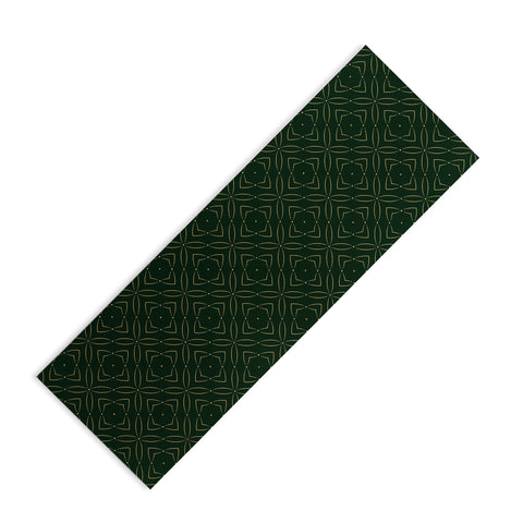 Marta Barragan Camarasa Vintage emerald pattern Yoga Mat