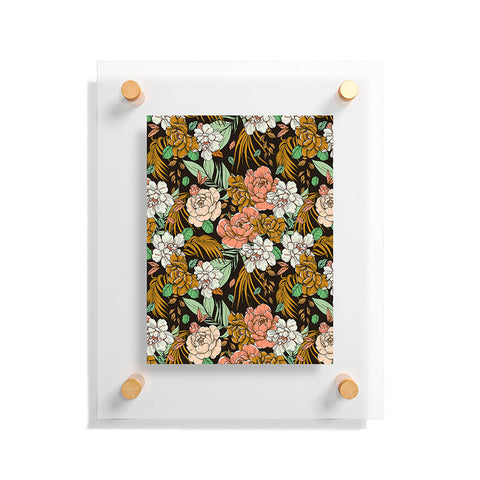 Marta Barragan Camarasa Vintage exotic flowery garden Floating Acrylic Print