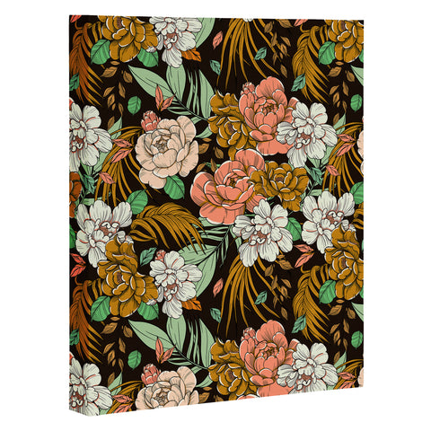 Marta Barragan Camarasa Vintage exotic flowery garden Art Canvas