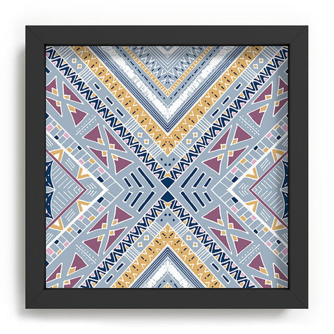 Marta Barragan Camarasa Vintage tribal boho Recessed Framing Square
