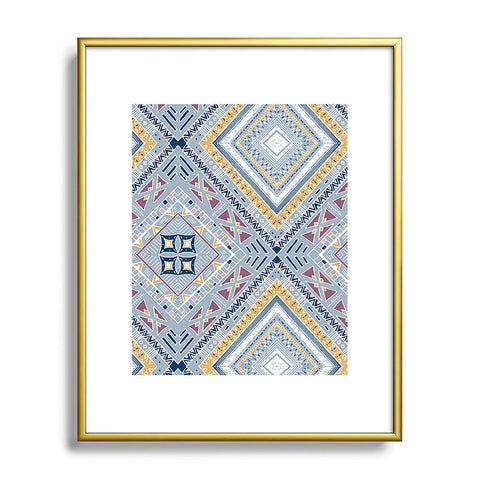 Marta Barragan Camarasa Vintage tribal boho Metal Framed Art Print