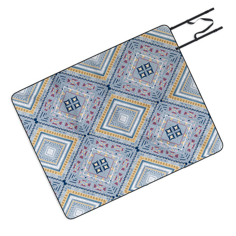 Marta Barragan Camarasa Vintage tribal boho Picnic Blanket