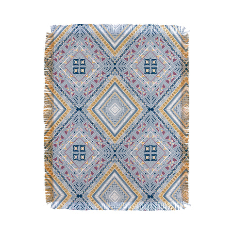 Marta Barragan Camarasa Vintage tribal boho Throw Blanket