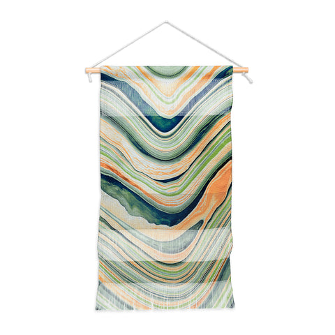 Marta Barragan Camarasa Watercolor marble waves Wall Hanging Portrait