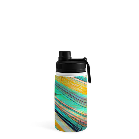 Marta Barragan Camarasa Watercolor strokes on wood I Water Bottle