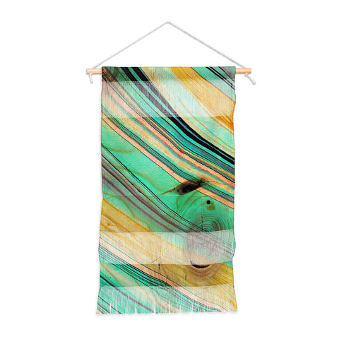 Marta Barragan Camarasa Watercolor strokes on wood I Wall Hanging Portrait