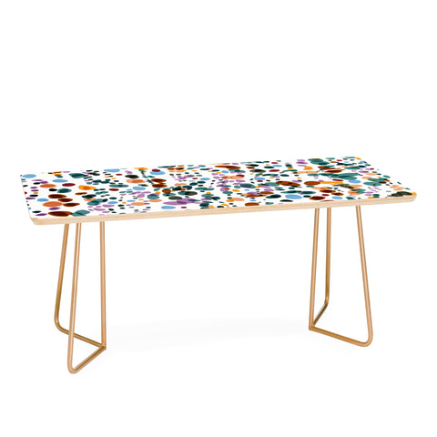 Marta Barragan Camarasa Waves dots colorful Coffee Table
