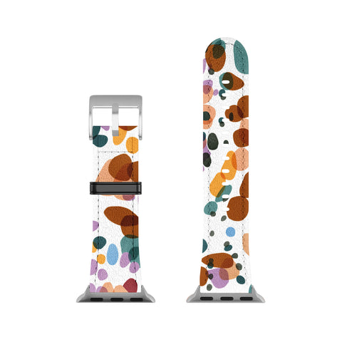 Marta Barragan Camarasa Waves dots colorful Apple Watch Band