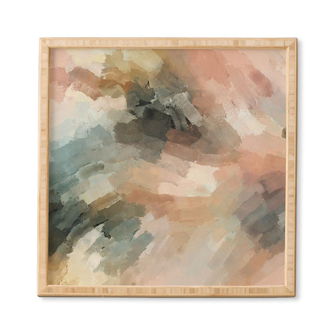 Marta Barragan Camarasa Waves strokes III Framed Wall Art