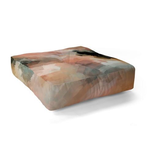 Marta Barragan Camarasa Waves strokes III Floor Pillow Square