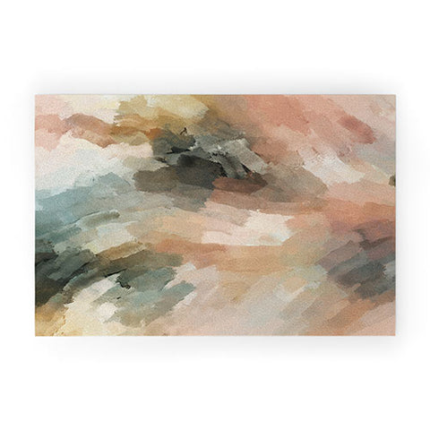 Marta Barragan Camarasa Waves strokes III Welcome Mat