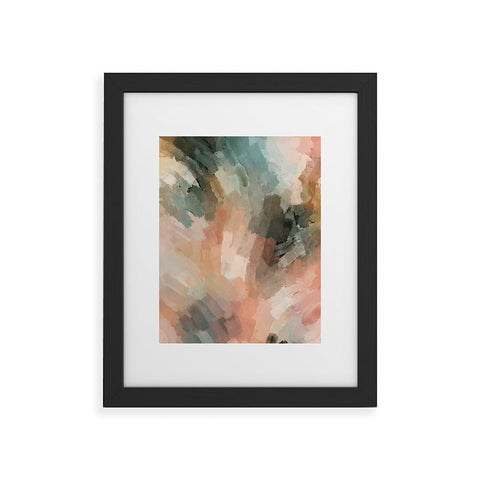 Marta Barragan Camarasa Waves strokes III Framed Art Print