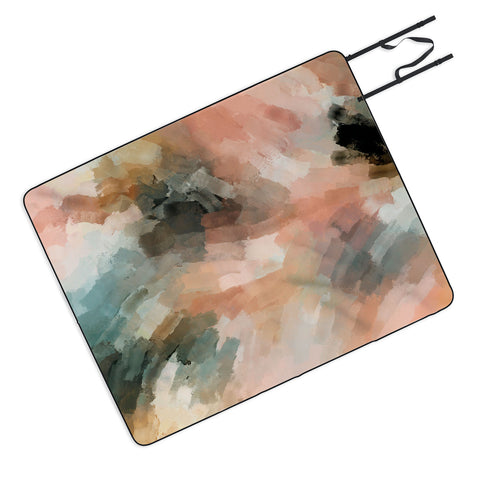 Marta Barragan Camarasa Waves strokes III Picnic Blanket
