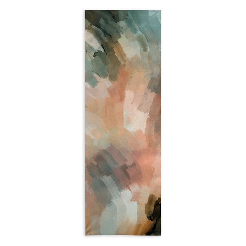 Marta Barragan Camarasa Waves strokes III Yoga Towel