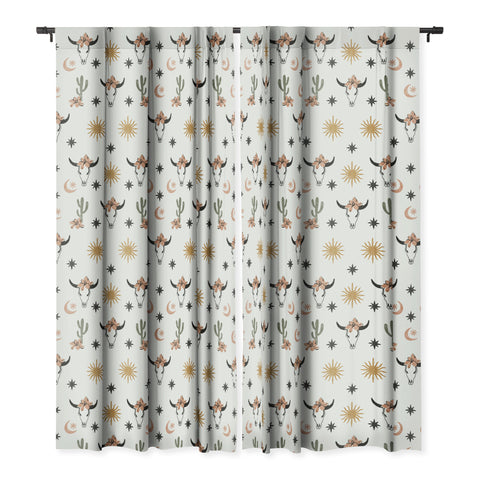 Marta Barragan Camarasa Western desert boho I Blackout Window Curtain