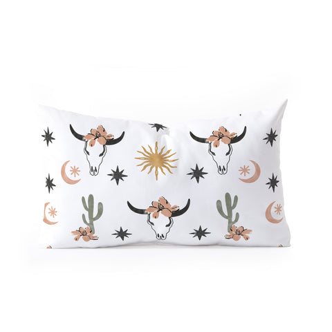 Marta Barragan Camarasa Western desert boho I Oblong Throw Pillow