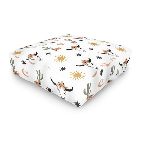 Marta Barragan Camarasa Western desert boho I Outdoor Floor Cushion