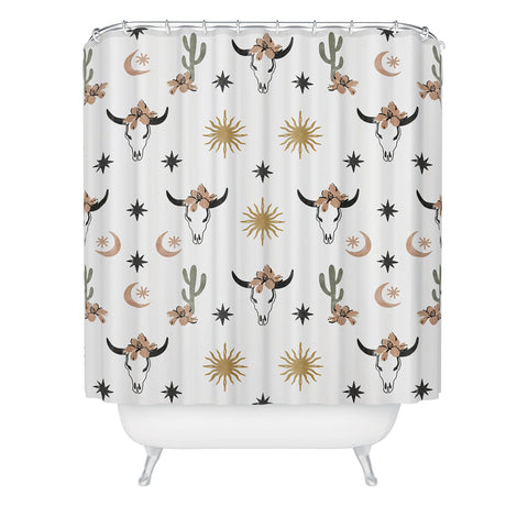 Marta Barragan Camarasa Western desert boho I Shower Curtain