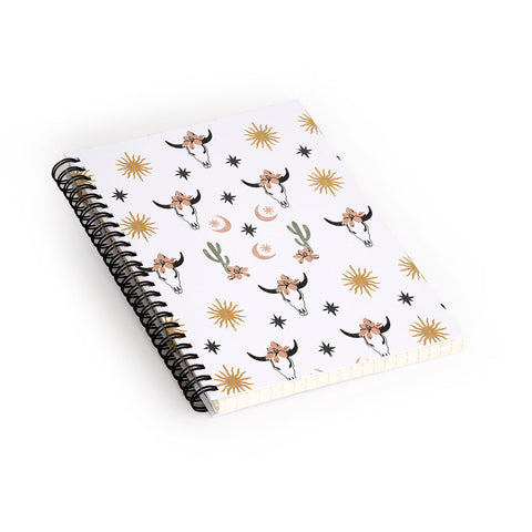 Marta Barragan Camarasa Western desert boho I Spiral Notebook