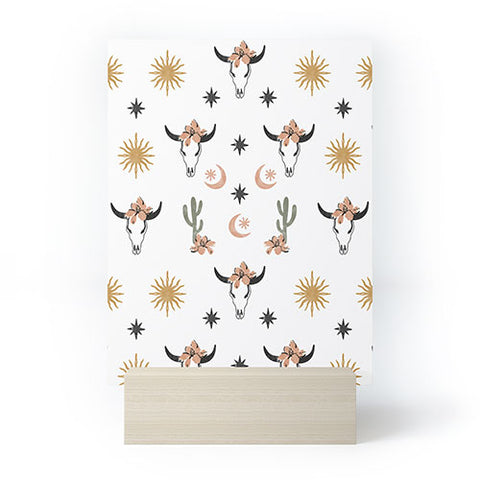 Marta Barragan Camarasa Western desert boho I Mini Art Print