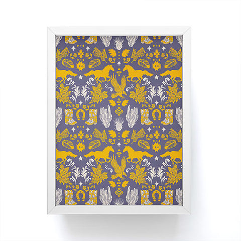 Marta Barragan Camarasa Western ornaments Framed Mini Art Print