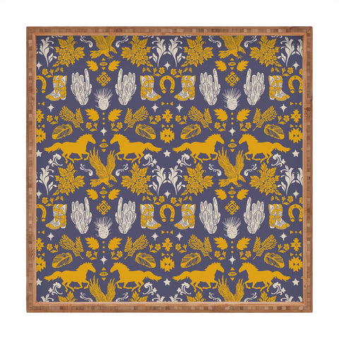 Marta Barragan Camarasa Western ornaments Square Tray