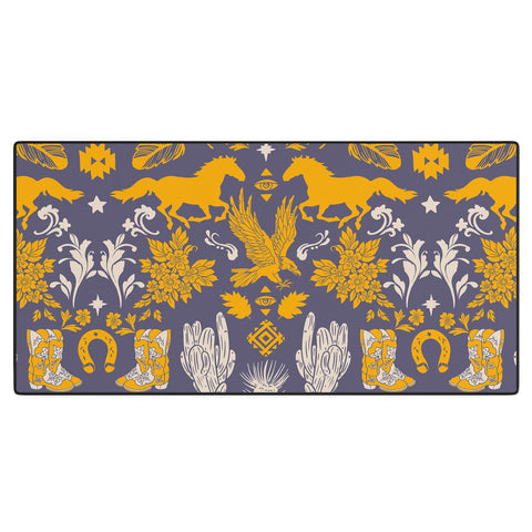 Marta Barragan Camarasa Western ornaments Desk Mat