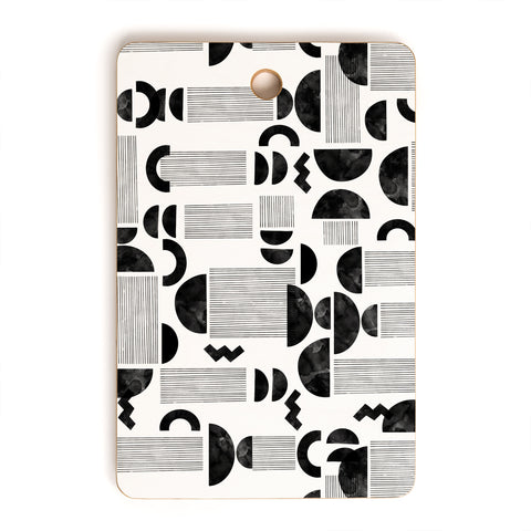 Marta Barragan Camarasa Western spirit BW Cutting Board Rectangle