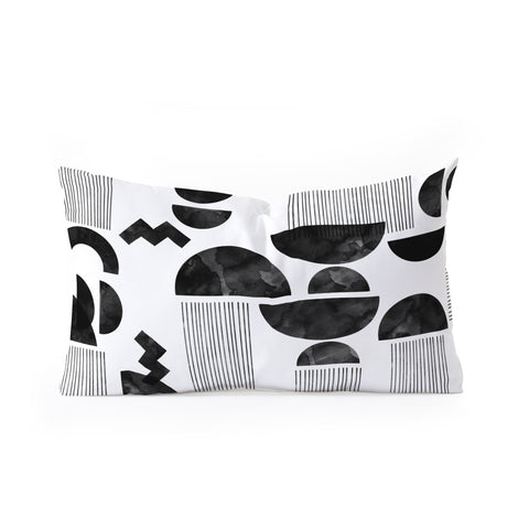 Marta Barragan Camarasa Western spirit BW Oblong Throw Pillow