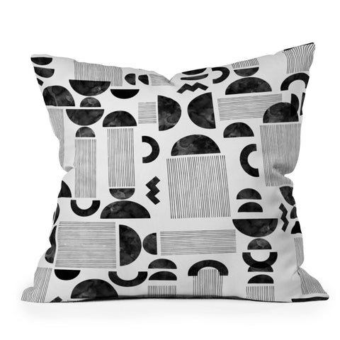 Marta Barragan Camarasa Western spirit BW Throw Pillow