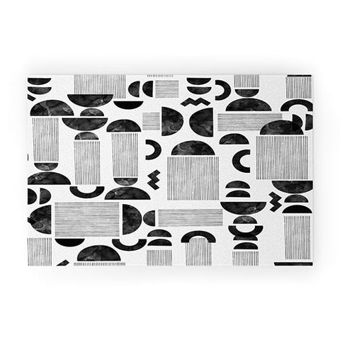Marta Barragan Camarasa Western spirit BW Welcome Mat