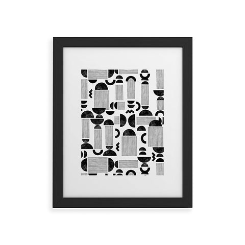 Marta Barragan Camarasa Western spirit BW Framed Art Print