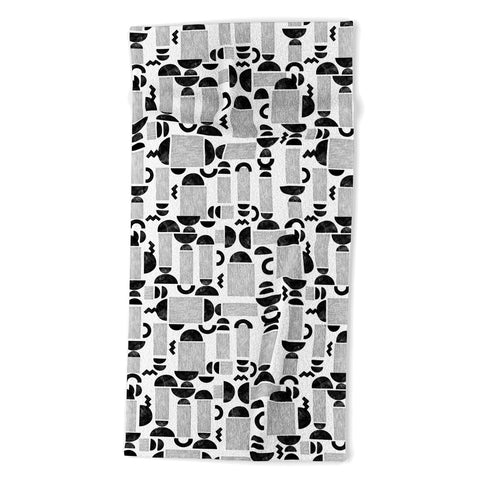 Marta Barragan Camarasa Western spirit BW Beach Towel
