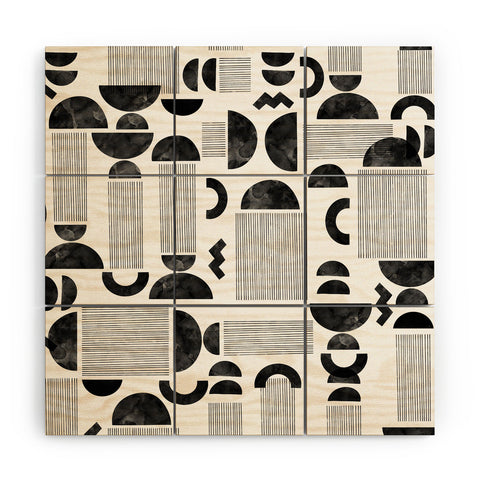 Marta Barragan Camarasa Western spirit BW Wood Wall Mural