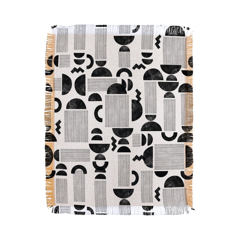 Marta Barragan Camarasa Western spirit BW Throw Blanket