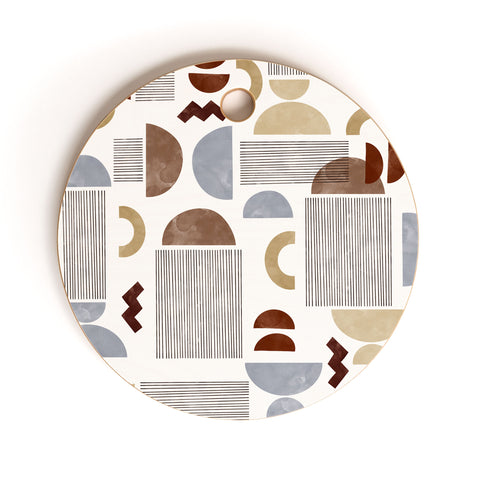 Marta Barragan Camarasa Western spirit I Cutting Board Round