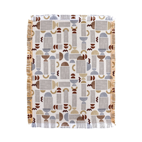 Marta Barragan Camarasa Western spirit I Throw Blanket