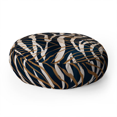 Marta Barragan Camarasa Wild animal skin D02 Floor Pillow Round