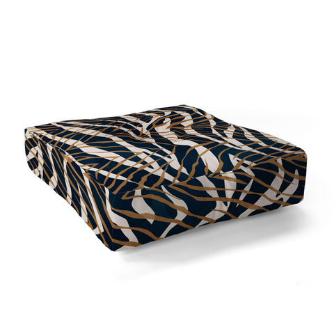 Marta Barragan Camarasa Wild animal skin D02 Floor Pillow Square