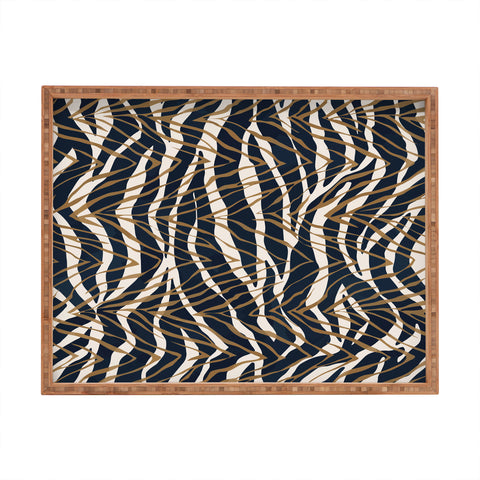 Marta Barragan Camarasa Wild animal skin D02 Rectangular Tray