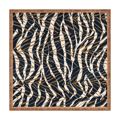 Marta Barragan Camarasa Wild animal skin D02 Square Tray