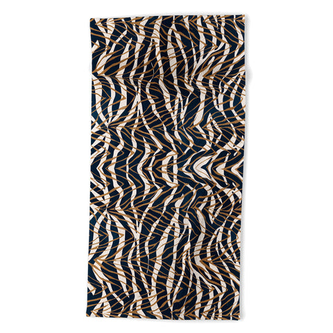Marta Barragan Camarasa Wild animal skin D02 Beach Towel